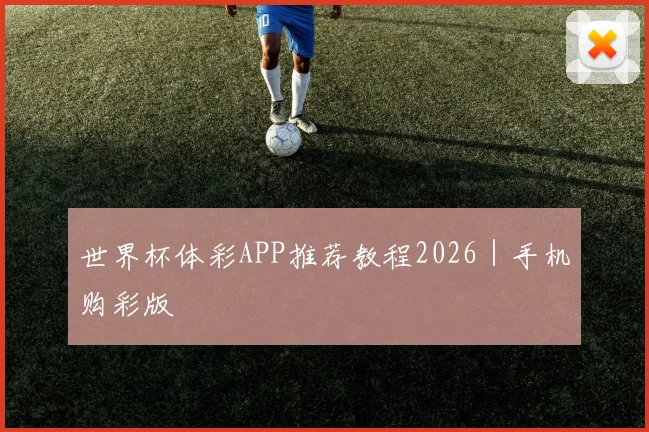 世界杯体彩APP推荐教程2026｜手机购彩版
